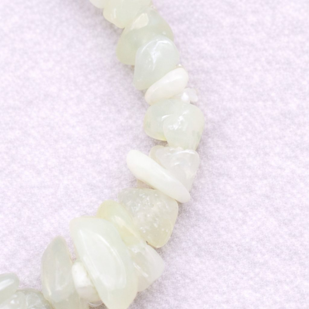 Bracelet baroque en Jade de Chine, qualité A, pierre de sagesse et d'harmonie.