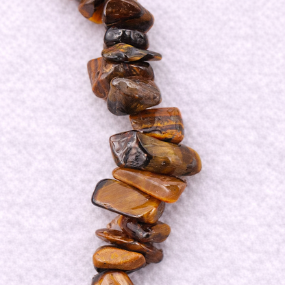 Bracelet baroque en Œil de tigre, qualité A, pierre de protection et de confiance en soi.